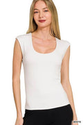 Zenana-  Double layered Sleeveless Top