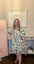 She+Sky Floral Print Dress